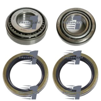 Genuine New 4PCS Front Inner Outer Wheel Bearing Assy 0K72A-33047 0K72A-33075 Oil Seal For Kia Carnival Sedona 2001-2005 3.5L