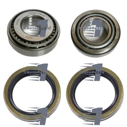 Genuine New 4PCS Front Inner Outer Wheel Bearing Assy 0K72A-33047 0K72A-33075 Oil Seal For Kia Carnival Sedona 2001-2005 3.5L